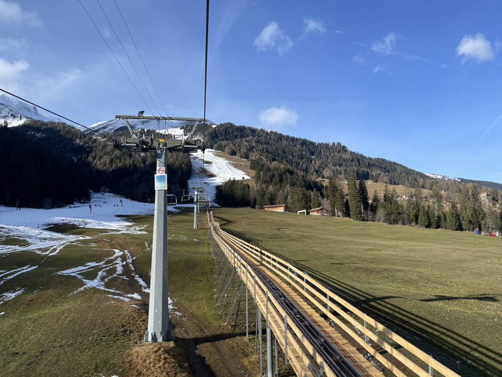 In Churwalden hat es nur noch im Schatten Schnee.