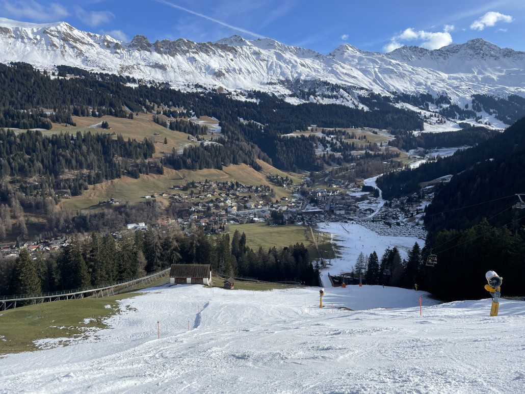 Abfahrt am Pradaschier