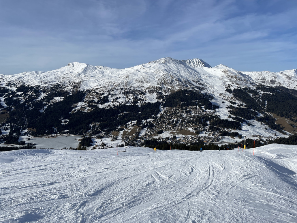 Piste am SL Scharmoin.