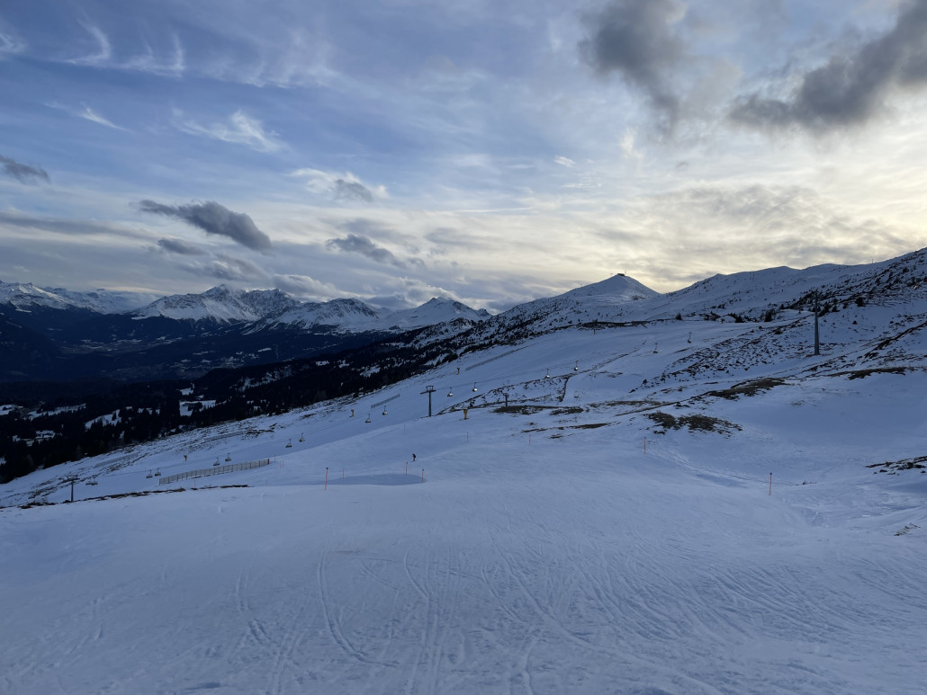 60a. Faustregel: Je flacher und breiter die Piste, desto besser der Zustand.