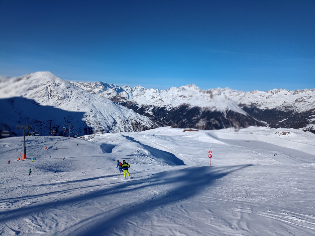 Pisten am der Weißspitzbahn