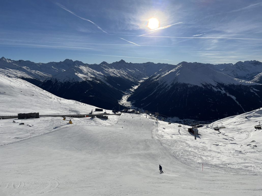 Wow, eine so tolle Piste hatte ich schon laaange nicht mehr! Die Leere auf dem Bild täuscht jedoch, es war definitiv nicht leer.