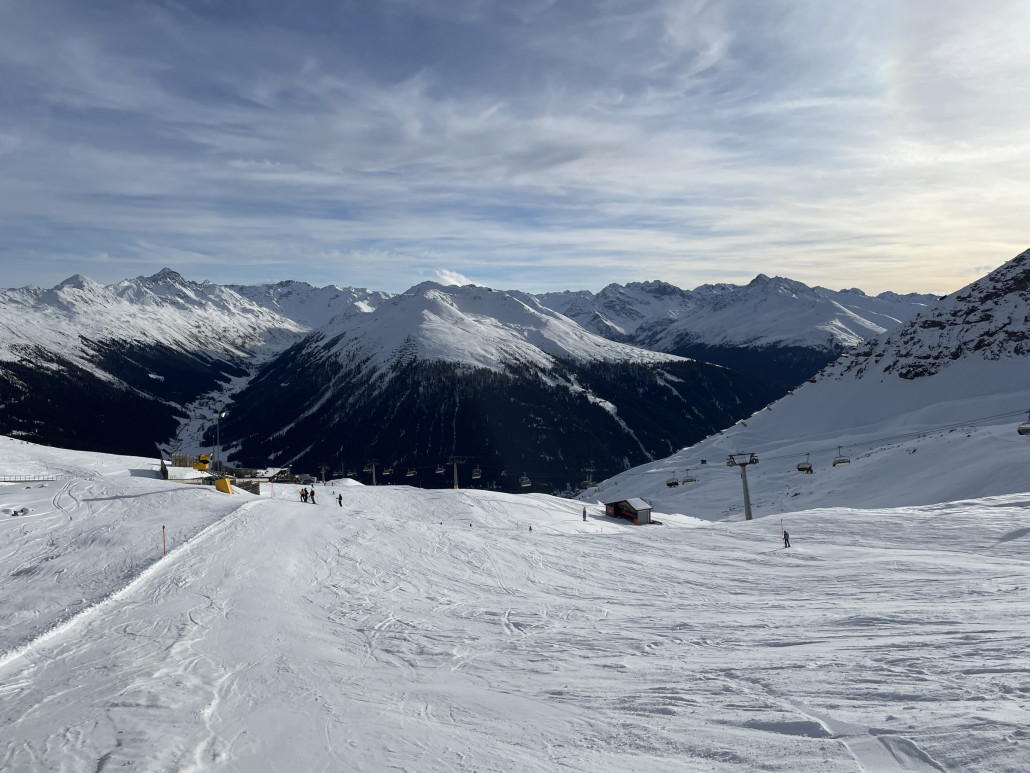 Parsenn Rapid um kurz vor drei Uhr