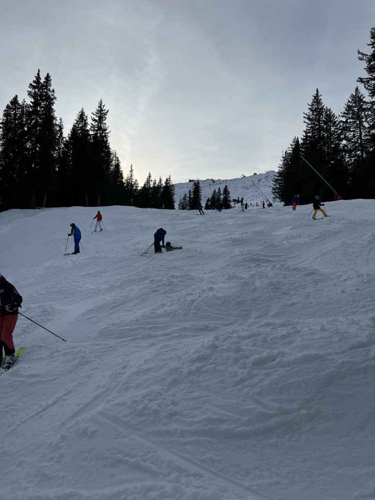 Tragödienhang kurz vor der Madrisella Talstation