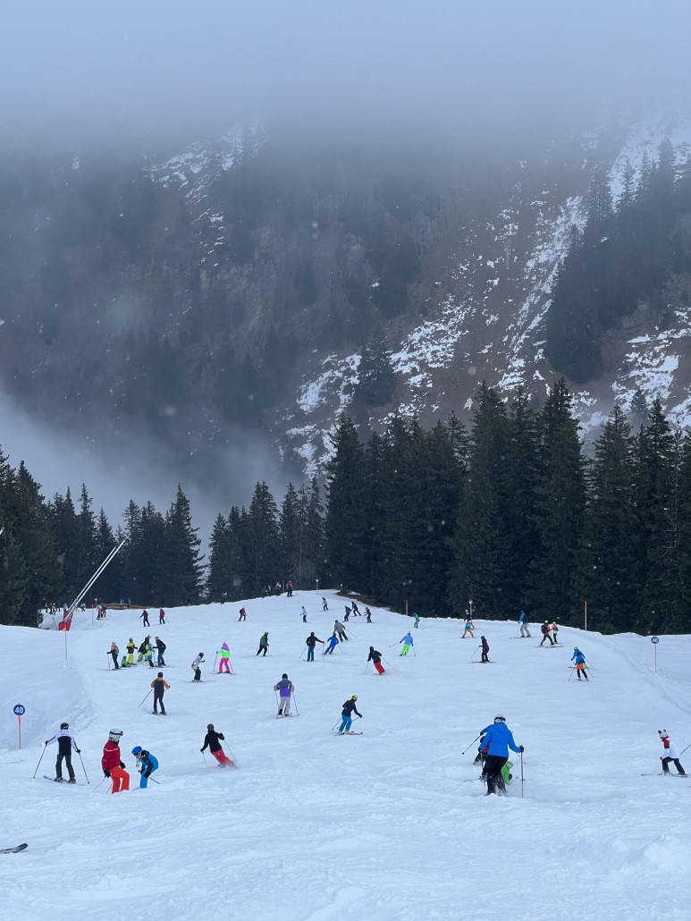 Dann kamen immer mehr und die Pisten waren teils komplett überfüllt