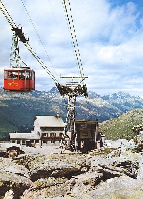 Mittelstation Murtel. 2. Sektion mit Stütze Nr.7