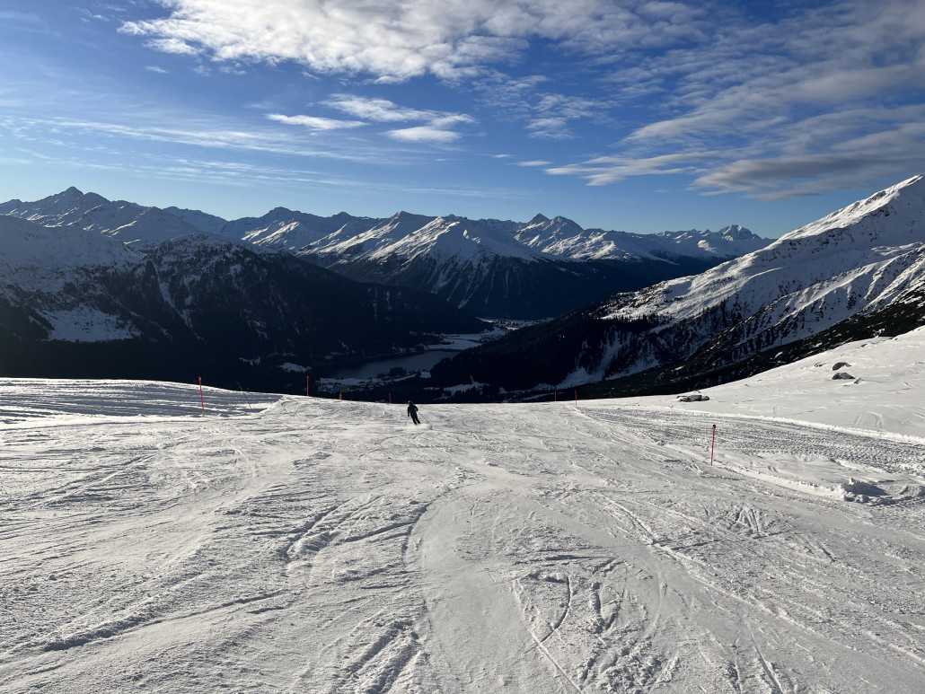 Die Piste zum Mäderlift ist nicht gut