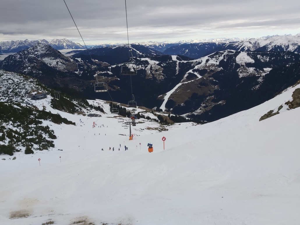Die Reckmoos Süd schon sehr weich mit teils großen Hügeln.
