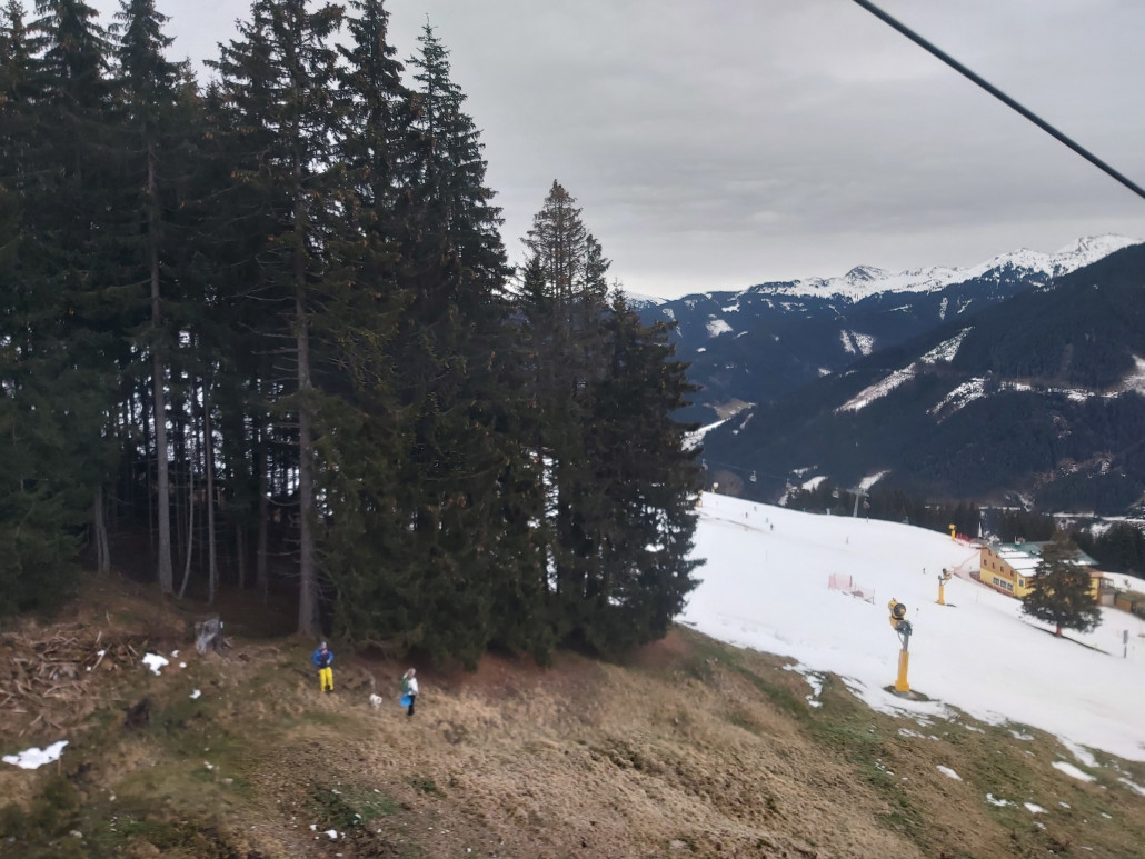 Auch hier gibt es Wanderer.