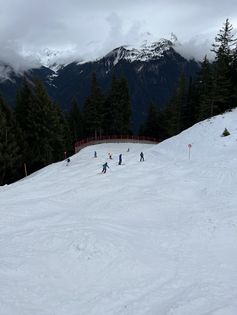 Abfahrt bis zur Mittelstation Versettla nicht schön, danach aber sehr