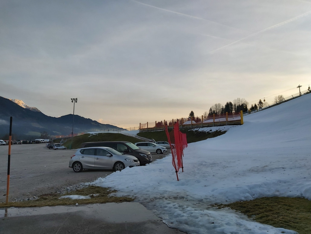 Perfekter Parkplatz.