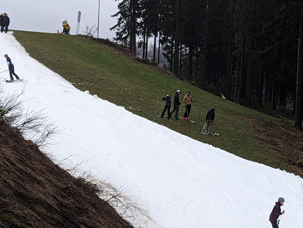 Die grünen Wiesen waren für manche ein gutes Fotomotiv.