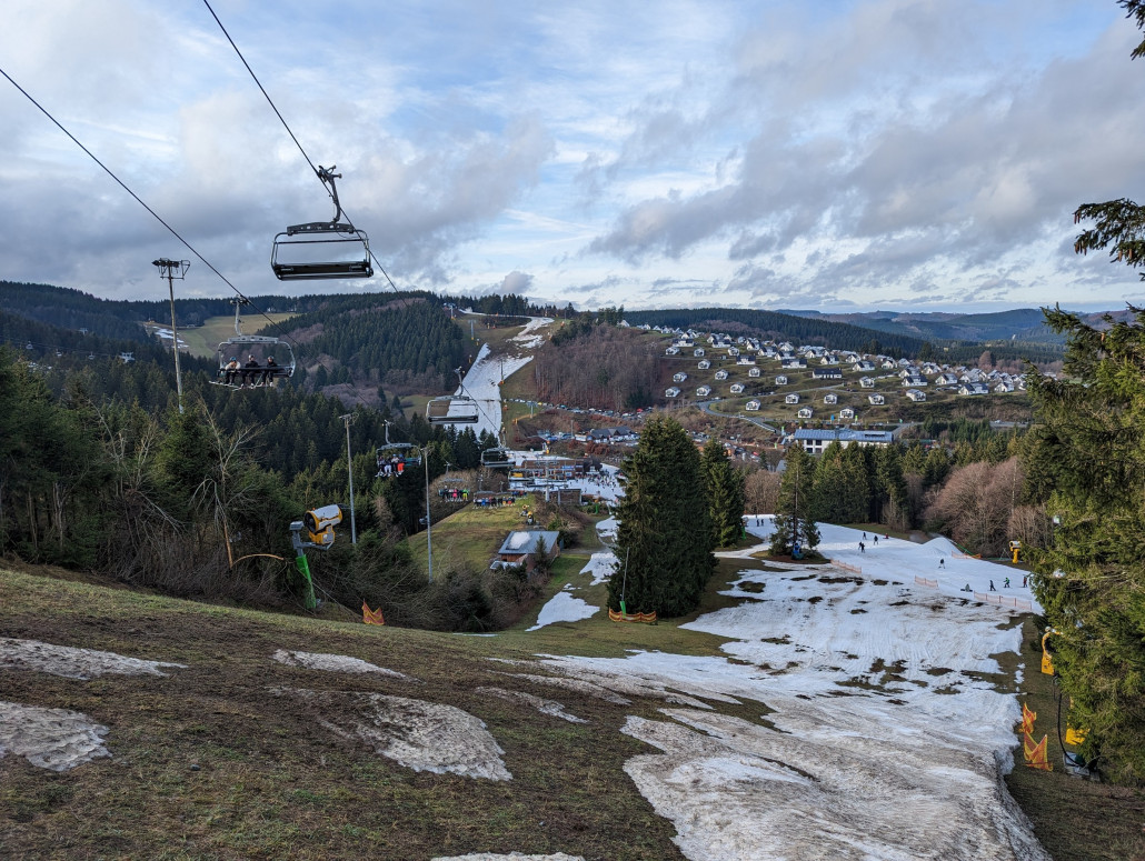 Die schwarze an der Büre-Herrloh bot schöne Kontraste, war aber sehr uneben.