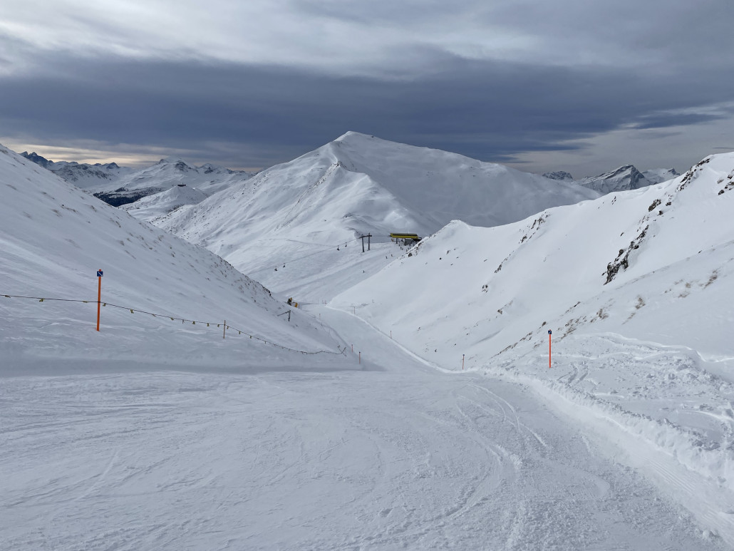60. Die Piste hat das erste Mal diese Saison überzeugt. Heute hatte es fast keine Steine.