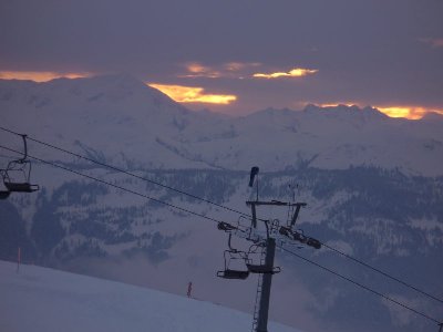 letzte Abfahrt auf der 45 er - Bild stammt noch vom Dezember 2005