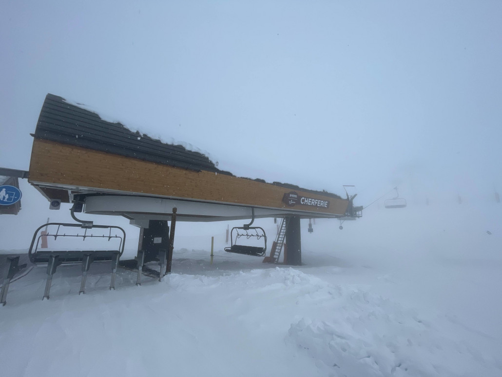 Auch den neuen (gebrauchten) Cheferie noch ausprobieren, dabei im dichten Nebel