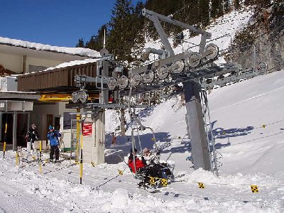 Eine weitere steile Anlage die DSB Klewenstock auch von Bartholet. Bequemste Sitze übrigens