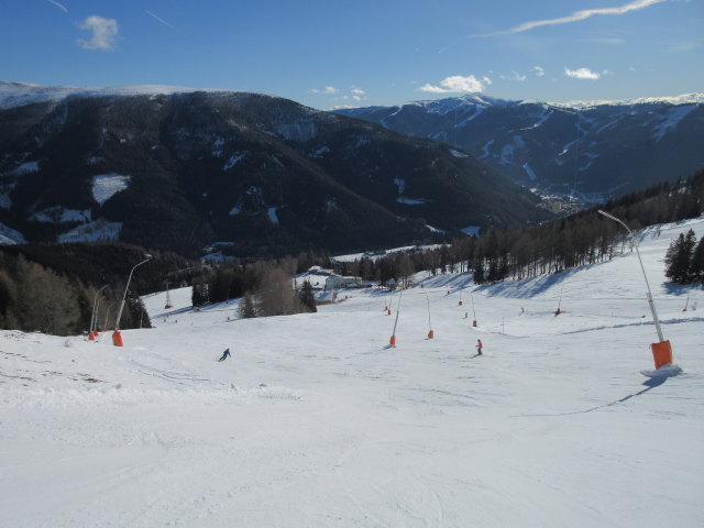 Brunnachabfahrt (links) und Nock IN-Abfahrt (rechts)