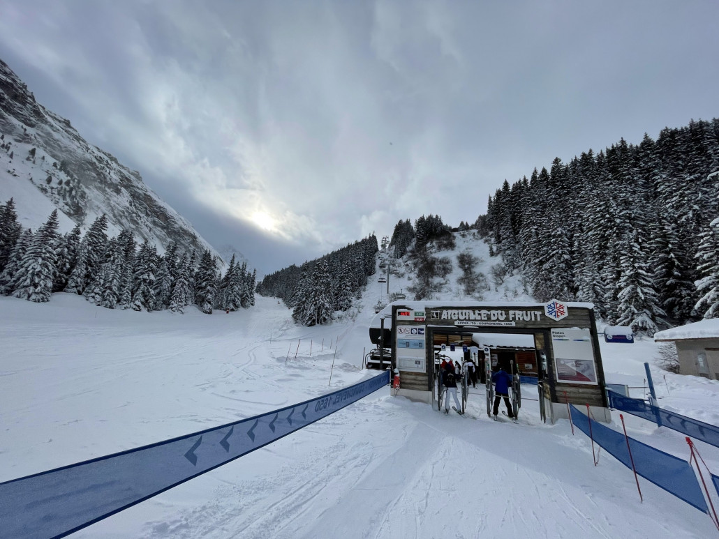 Perfekte Pisten und wenig los je weiter man auf dem Pistenplan nach links vorrückt!