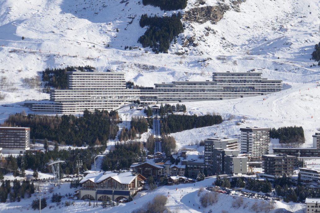 Les Menuires in seiner vollen Pracht :).