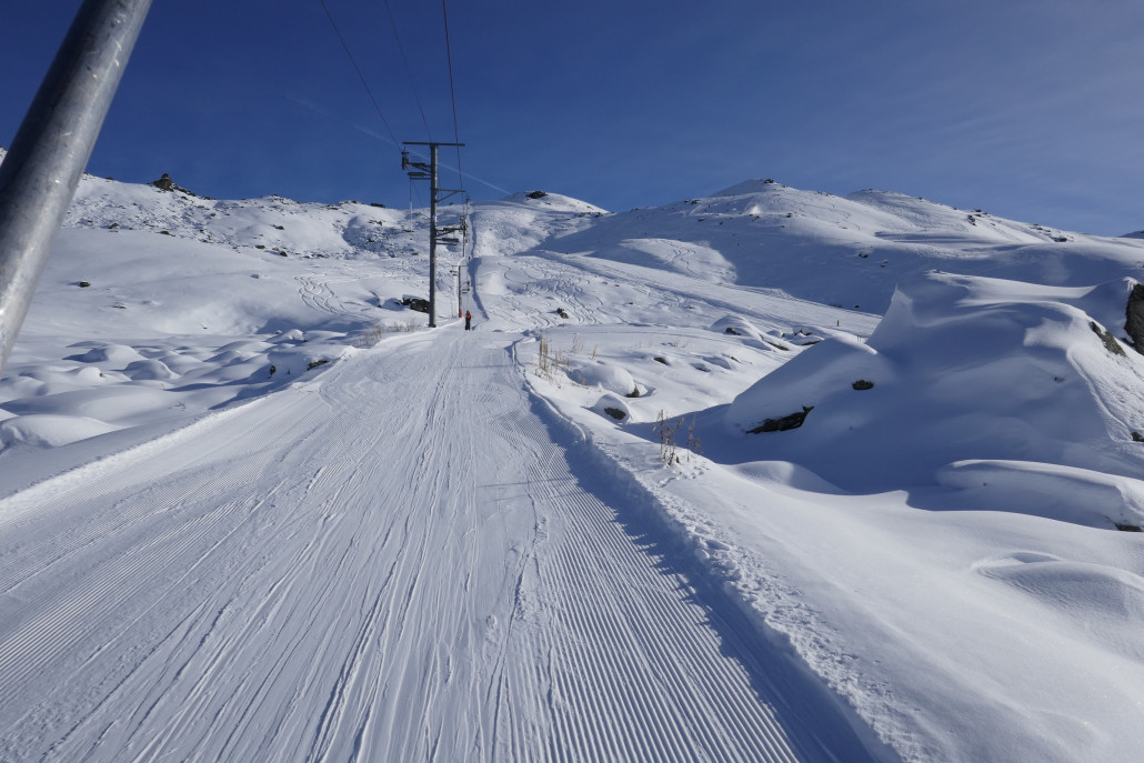 Teppes KSSL auf der Verbindung von Menuires nach Meribel.