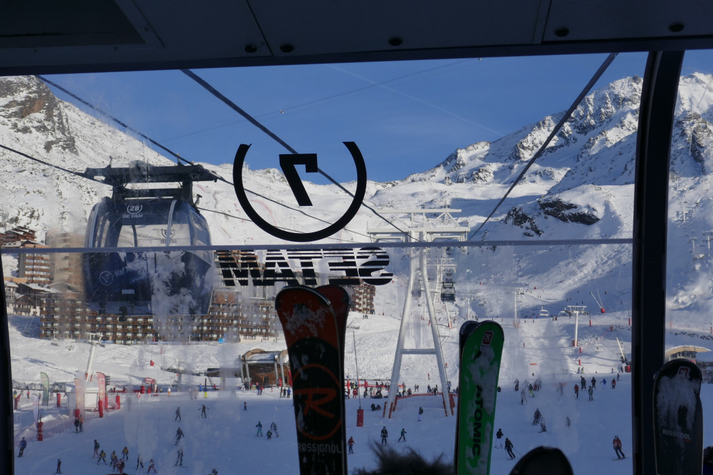 Strecke Funitel de Peclet