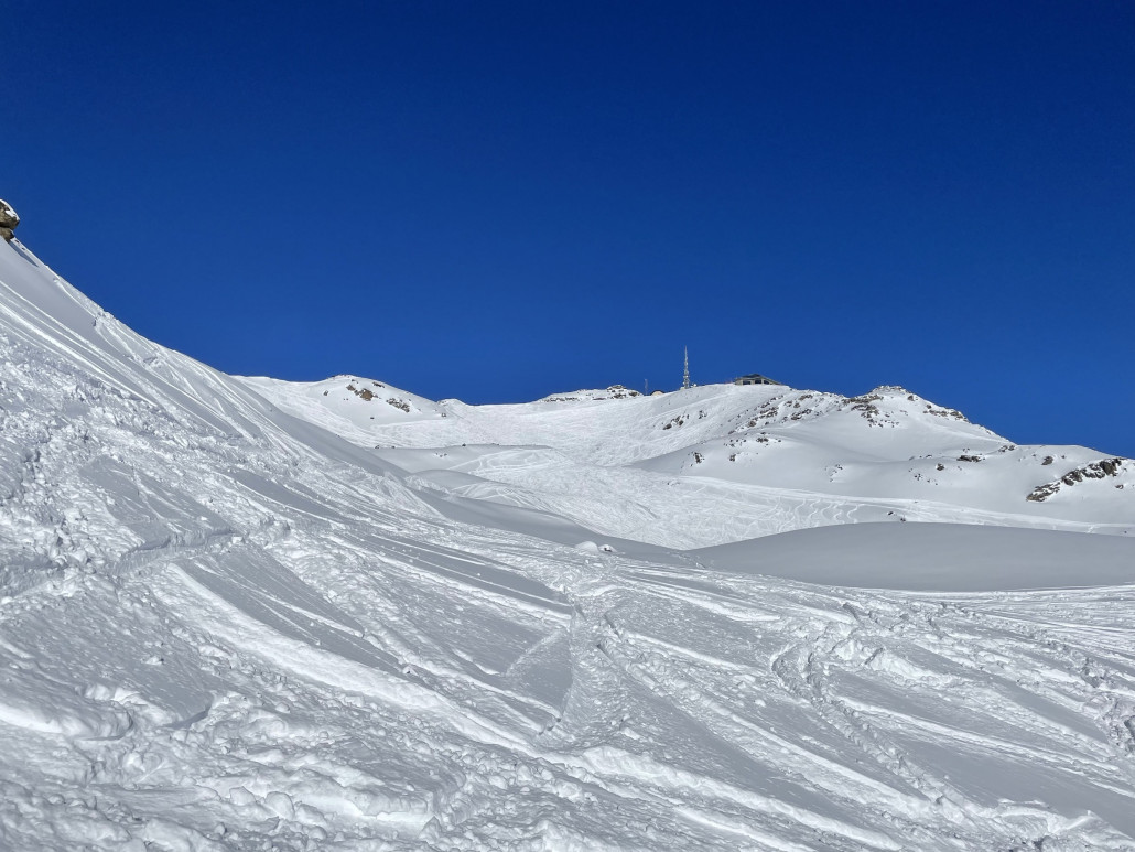 Durchs Gelände vom Point de la Masse nach Val Thorens