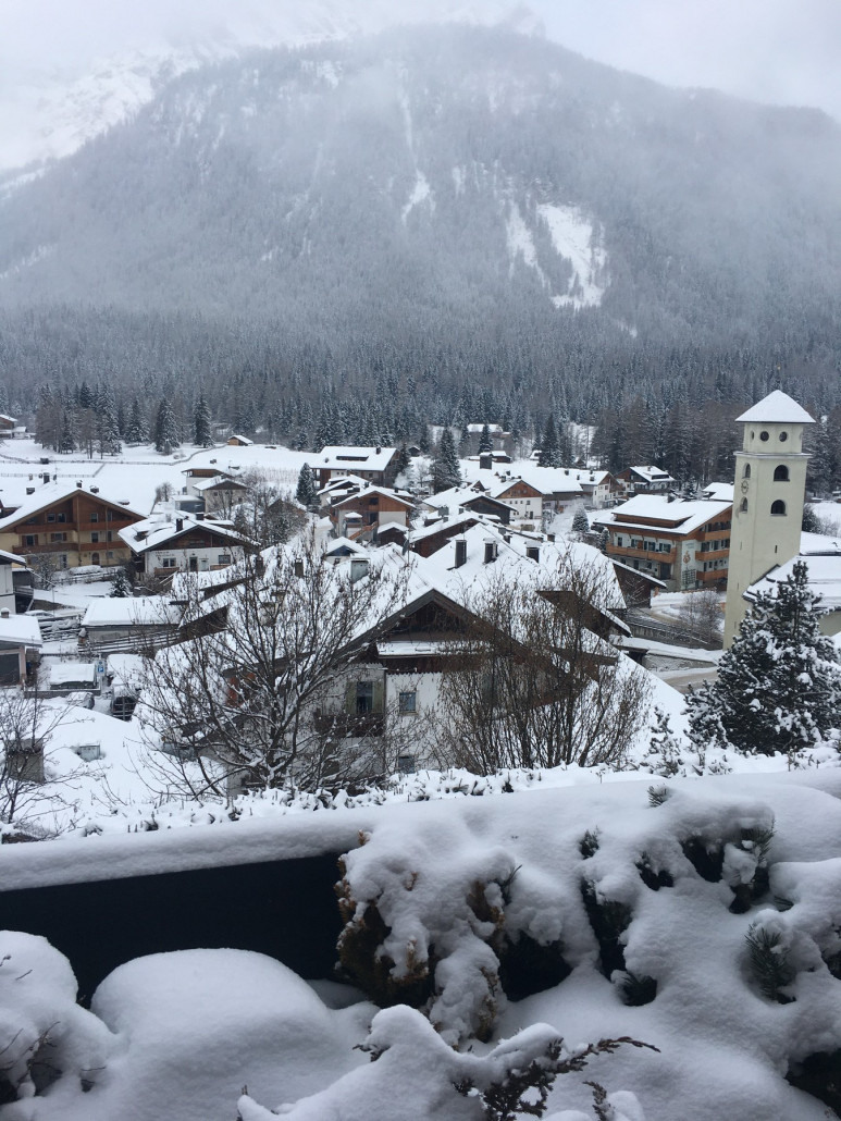 Blick vom Hotelbalkon