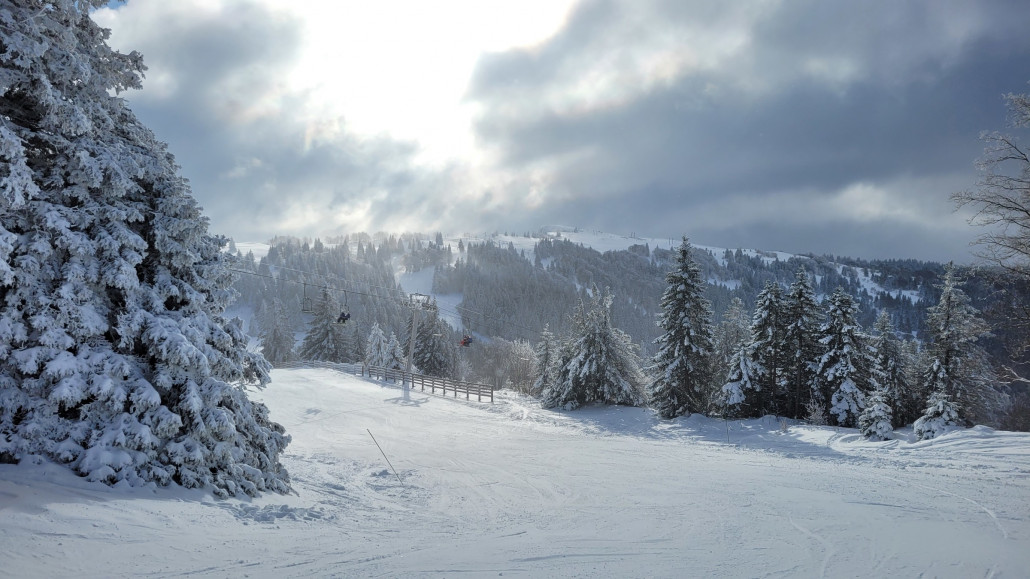 Paradis-Sessel, Blick Richtung Bellevue