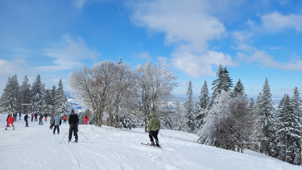 Grüne Abfahrt vom Morond