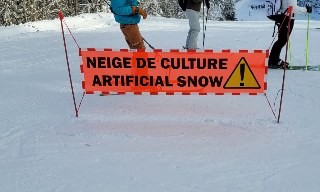 Hier hat der Schnee noch Kultur :-)