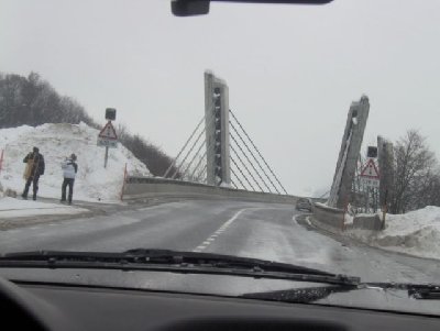 Die Sunnibergbrücke, Teil der Umfahrung