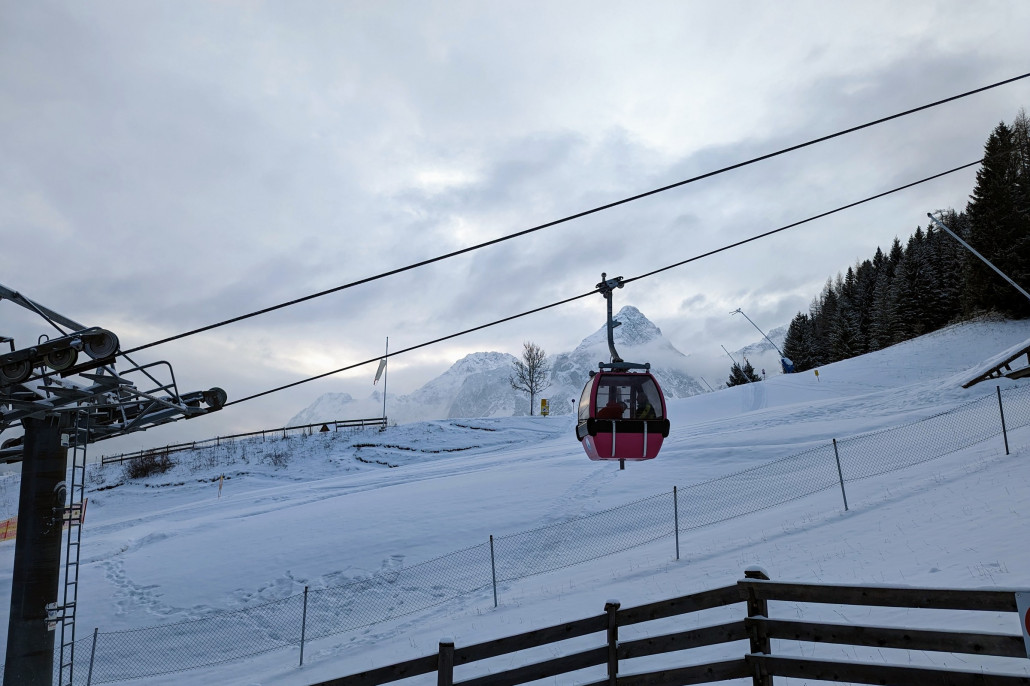 Der erste Blick vom Parkplatz sieht vielversprechend aus.