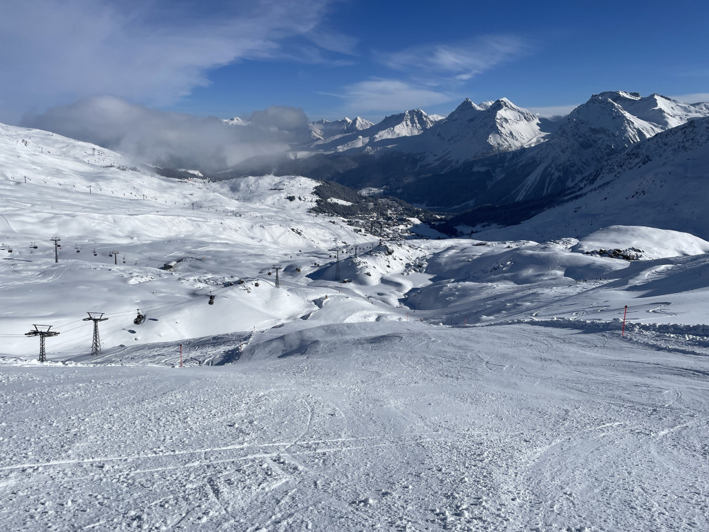 Die frisch geöffnete 2a war noch knollig und leer. Die Abzweigung ist auch ein bisschen versteckt.