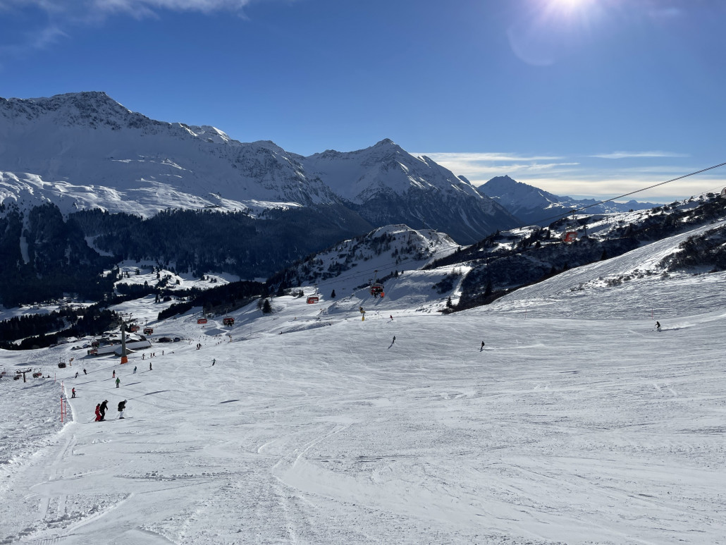 Stätzertäli. Durch die Breite hat man meistens genug Platz.