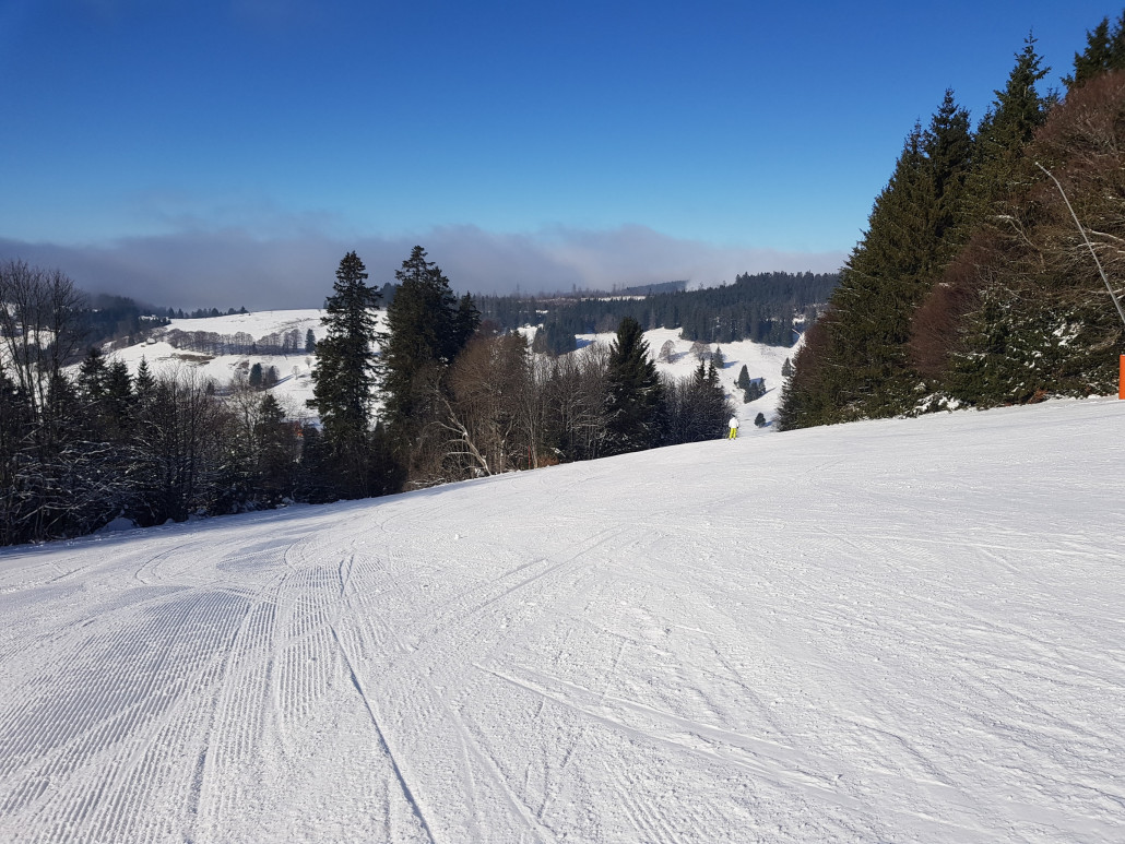 Im Bereich der Beschneiung alles gut