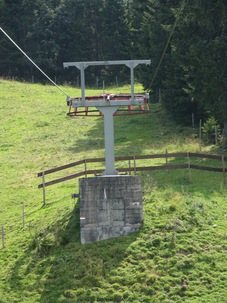 Zoom auf die Umlenkstation