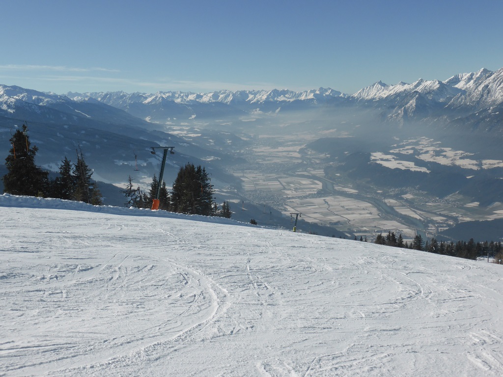 das Panorama ins Inntal