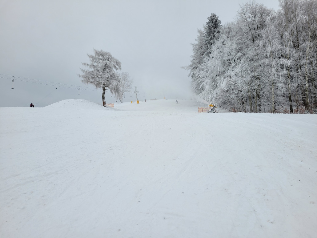 Unterer Pistenbereich