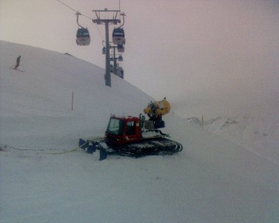 Neuschnee am Lazid :-)