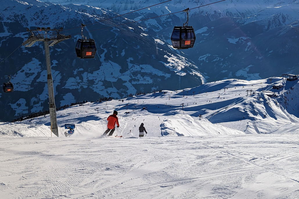 Vom Wimbach Richtung Schnee-Express.