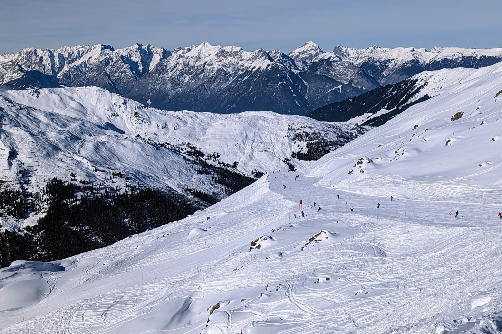 Abfahrt zur Holzalm.
