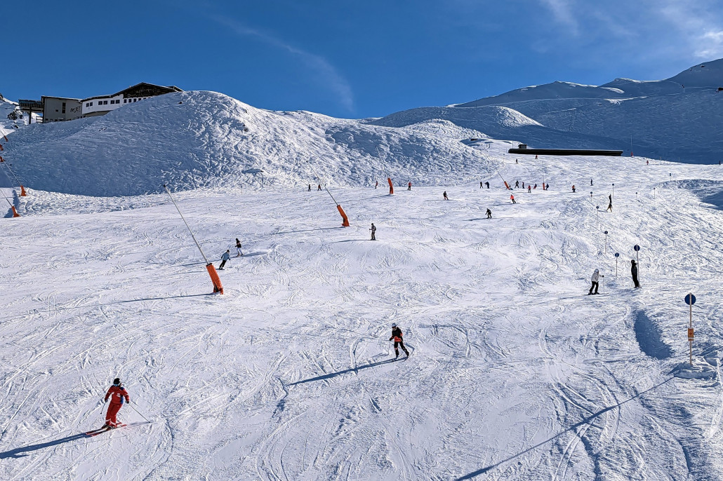 Hochfügen - Piste beim Waidoffen.