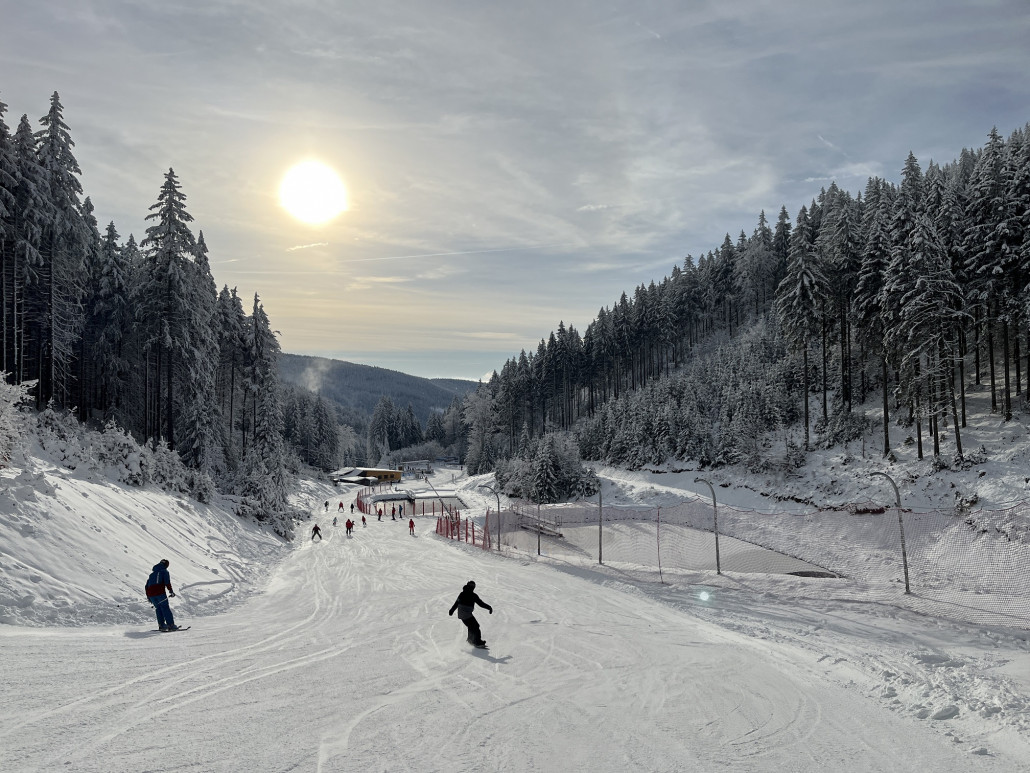 Speicherteiche noch gut voll, auch gab es sichtbaren Zulauf