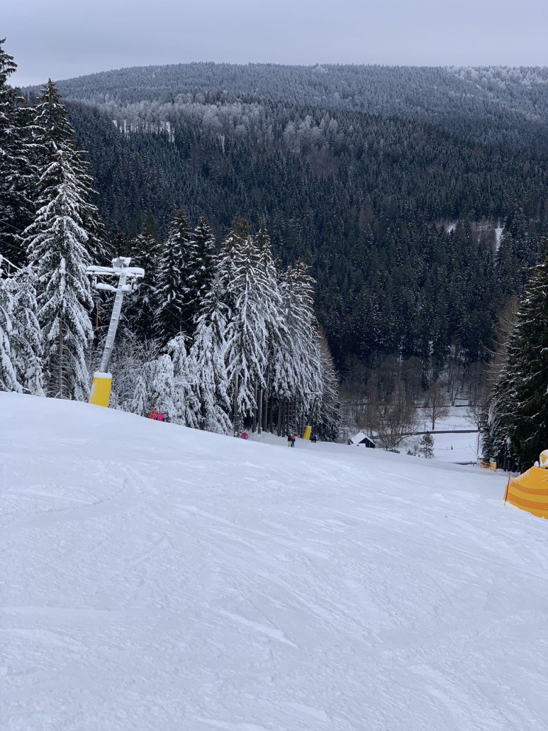 im Anschluss der große Steilhang mit ca. 100hm