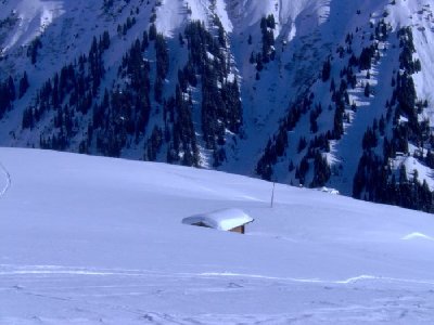 Von oben dieses Lifts