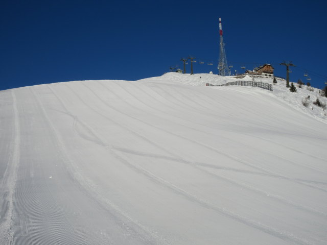 Steilhang Grosseck, rechts daneben der 3-CLF Grosseck II
