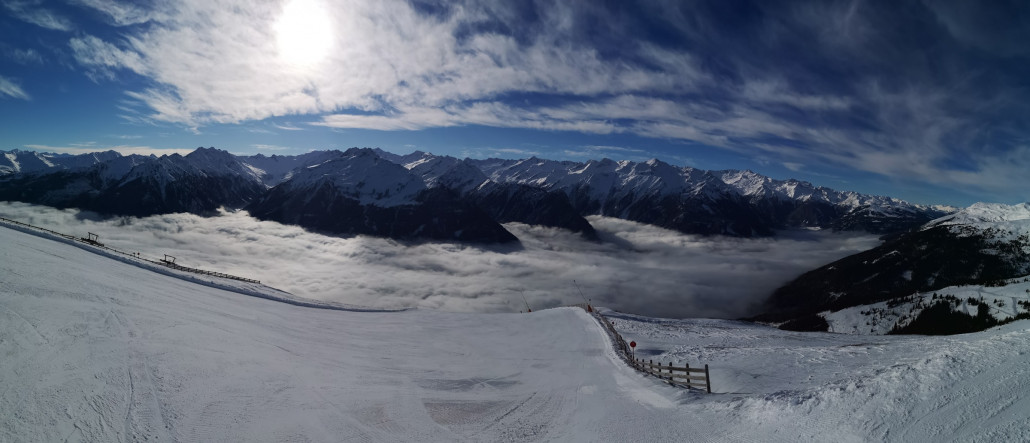 Mittelstationsabfahrt