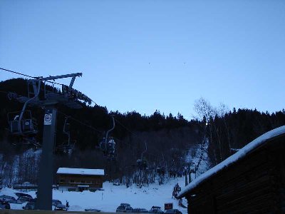 Blick vom Parkplatz auf die Niggenkopfbahn I