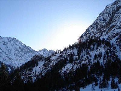 Sonne versteckt sich ;)